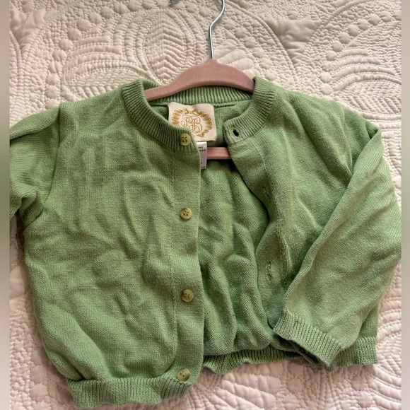 The Beaufort Bonnet Company Green Cardigan 12-18m - Picture 1 of 2